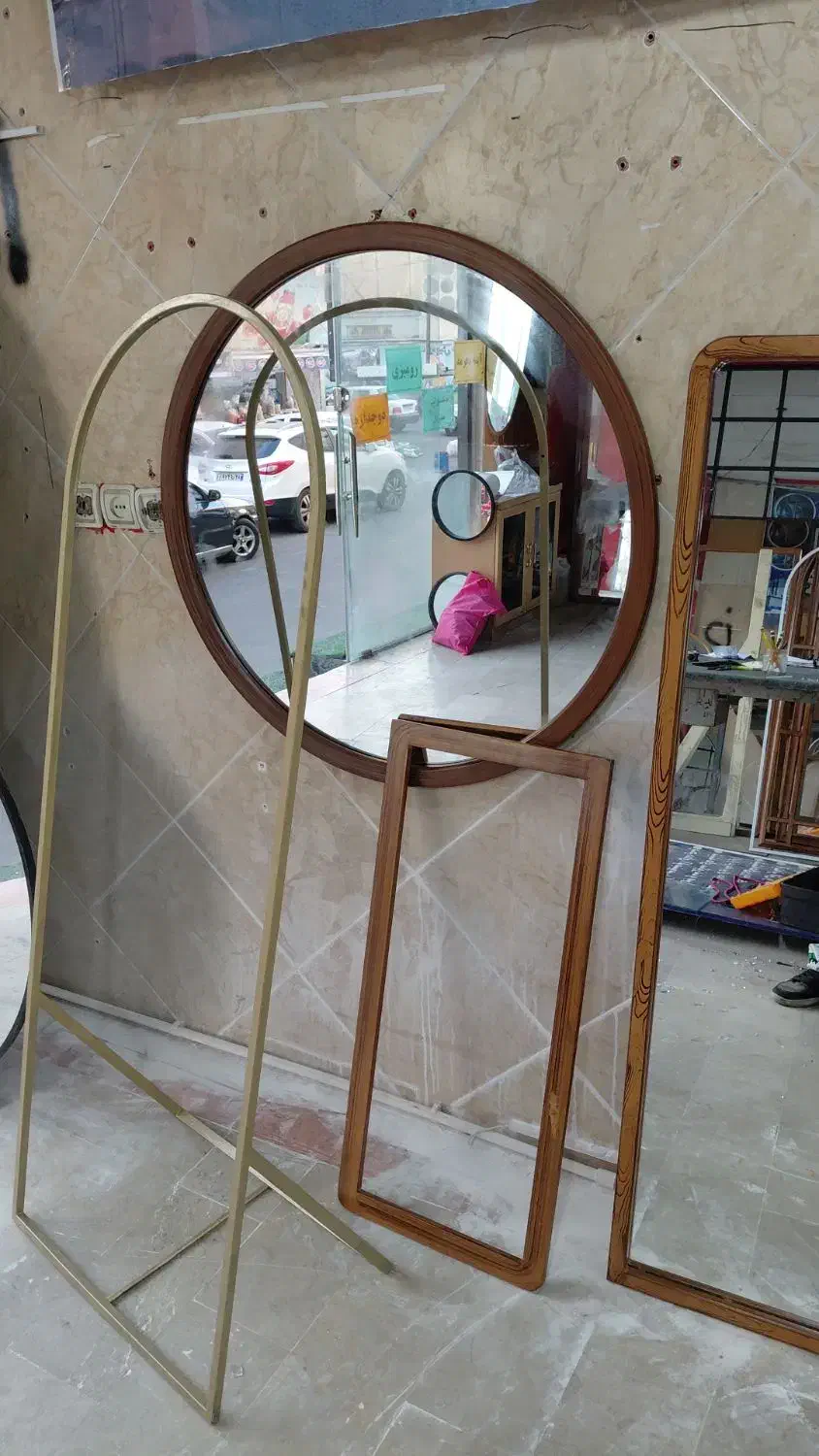 آینه قدی چوبی|آینه|شهریار, شهریار|دیوار