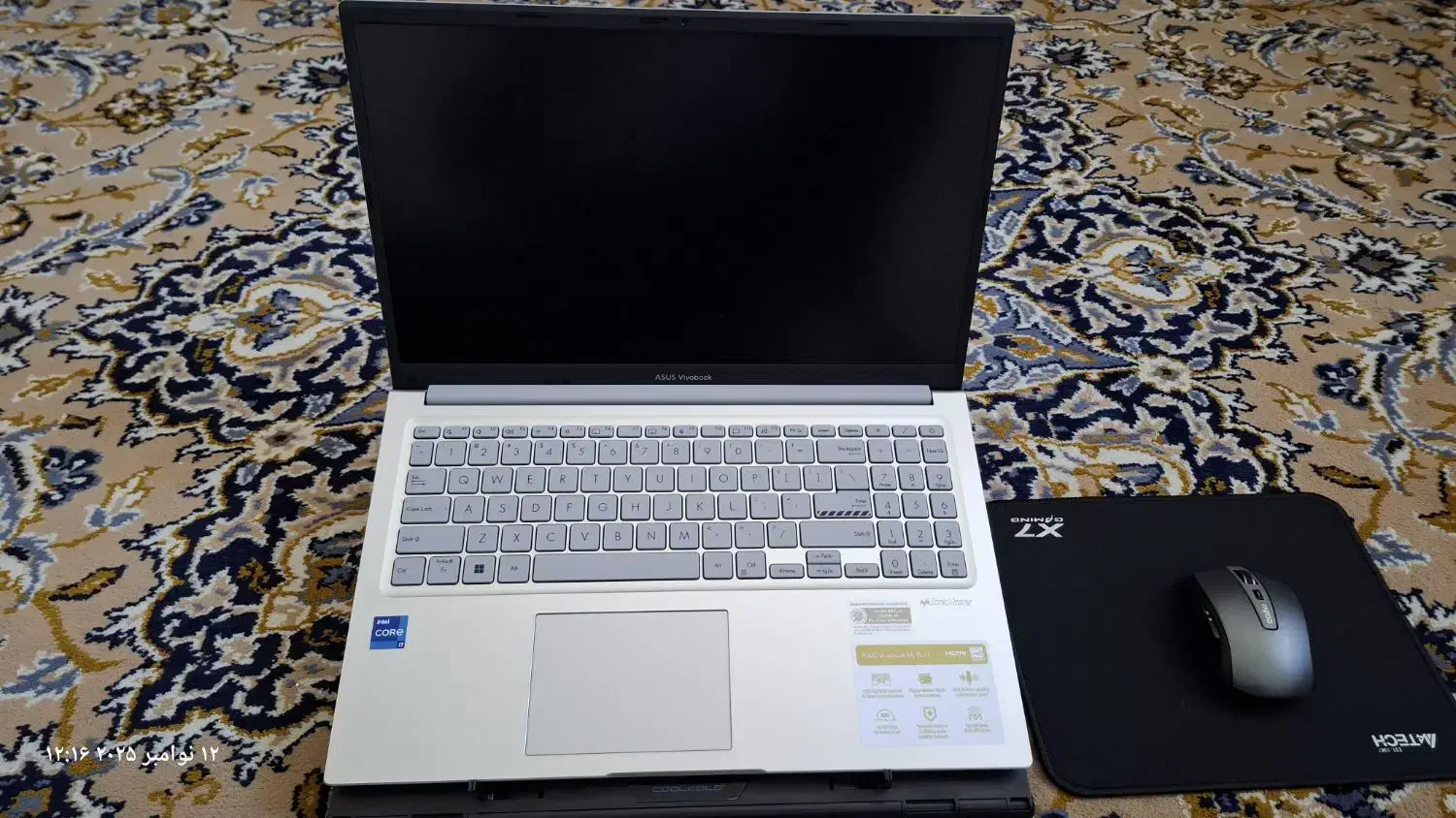 لب تاب ایسوس همراه کول پد و موس تمام نو|رایانه همراه|بیجار, |دیوار