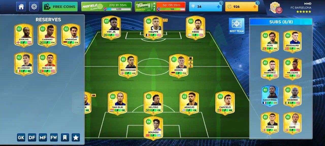 اکانت دریم لیگ ۲۰۲۶|کنسول، بازی ویدئویی و آنلاین|فردیس, شهرک شهید حسینی|دیوار