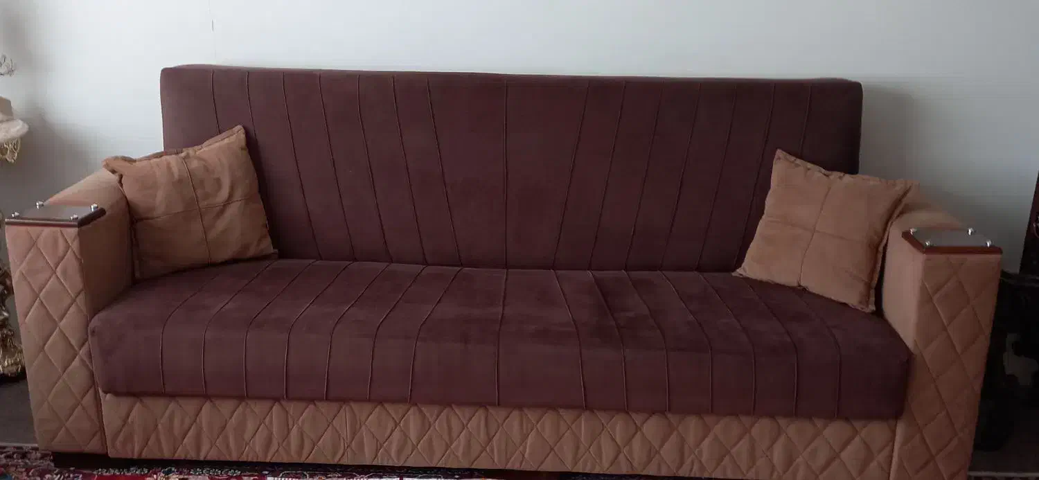 مبل ۸ نفره راحتی تخت شو در حد نو|مبلمان خانگی و میز عسلی|تبریز, |دیوار