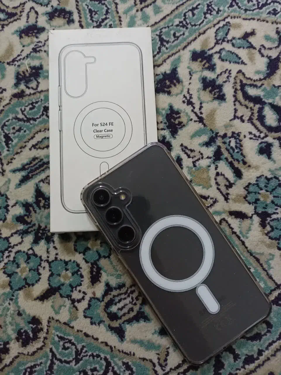 گارد شفاف s24 fe مگنتیک|لوازم جانبی موبایل و تبلت|قم, بنیاد|دیوار