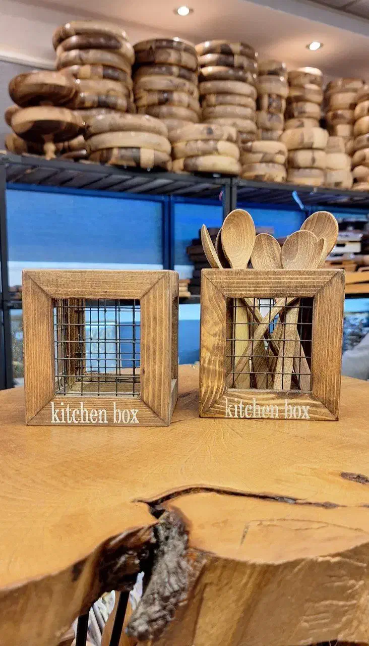 ظروف چوبی خراطی|ظروف سرو و پذیرایی|عسلویه, |دیوار