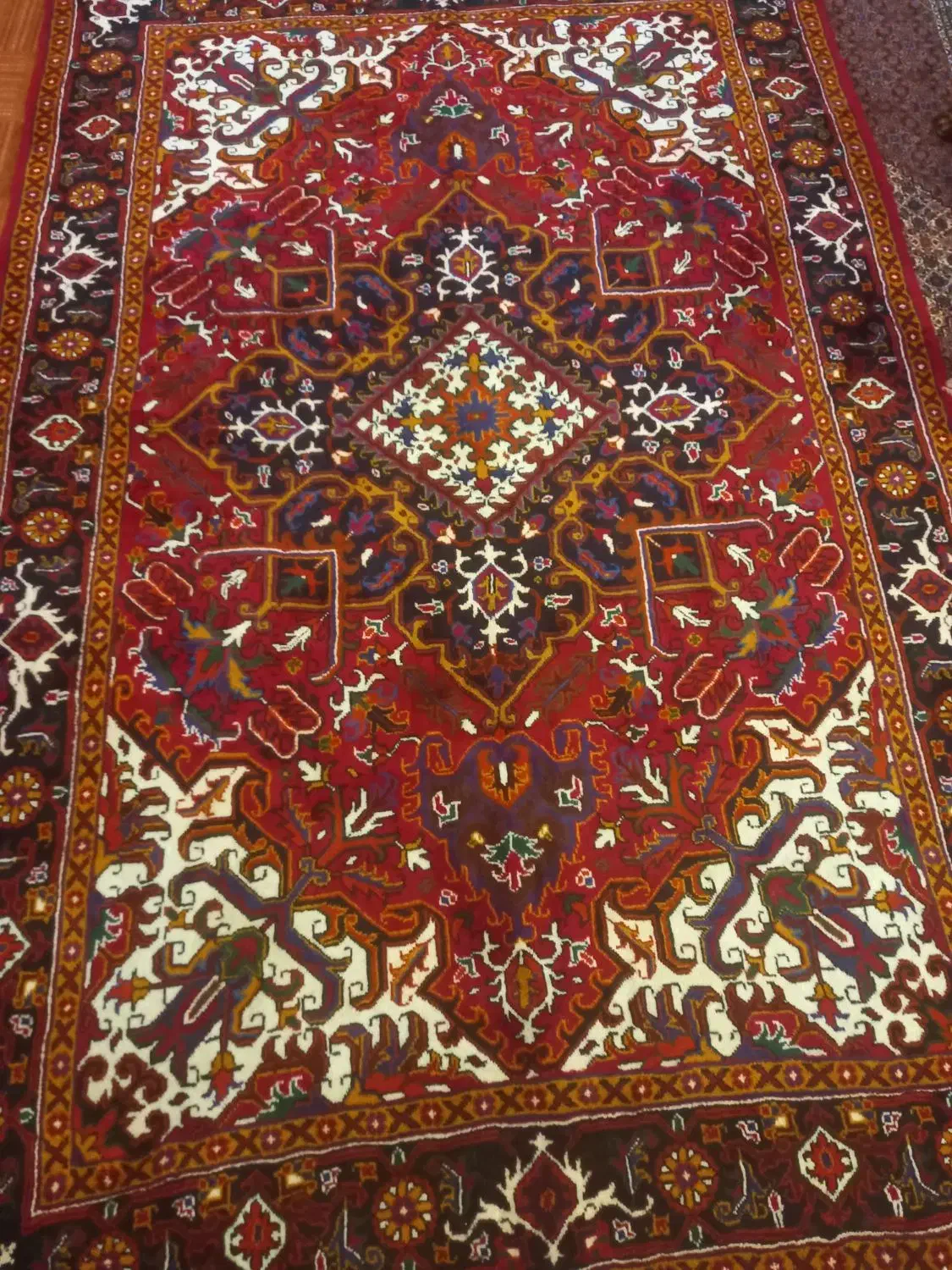 فرش هریس 6متری ضخیم|فرش|سراب, |دیوار