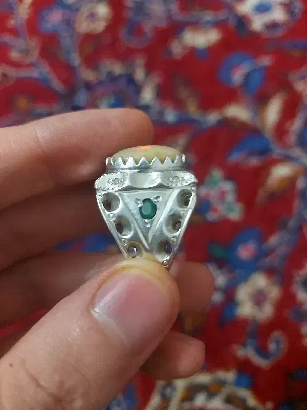 انگشتر اوپال دستساز استاد جراح|جواهرات|تهران, هاشمآباد|دیوار