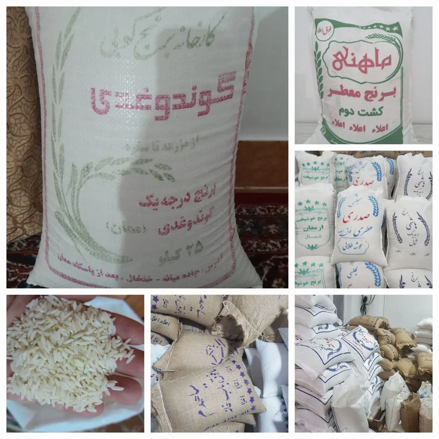 پخش عمده برنج قلی زاده|خوردنی و آشامیدنی|ایلخچی, |دیوار