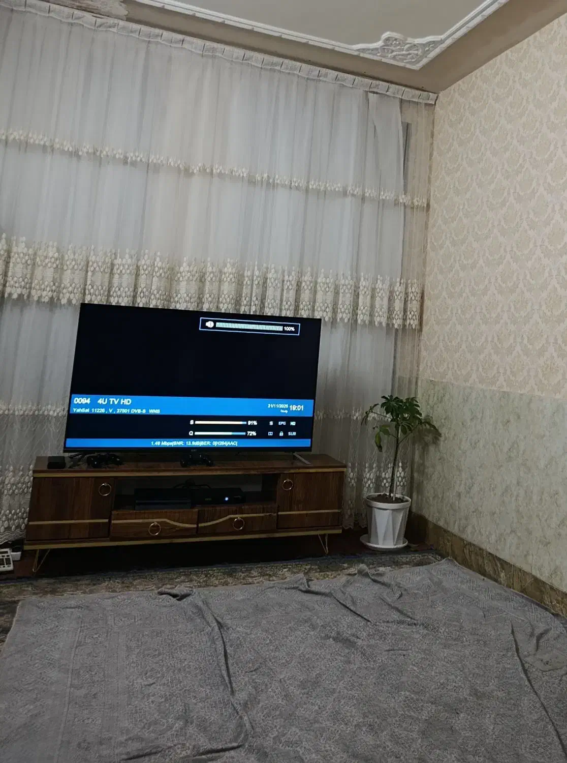 پرده برا پنجره 3متری|پرده، رانر، رومیزی|سبزوار, همت|دیوار