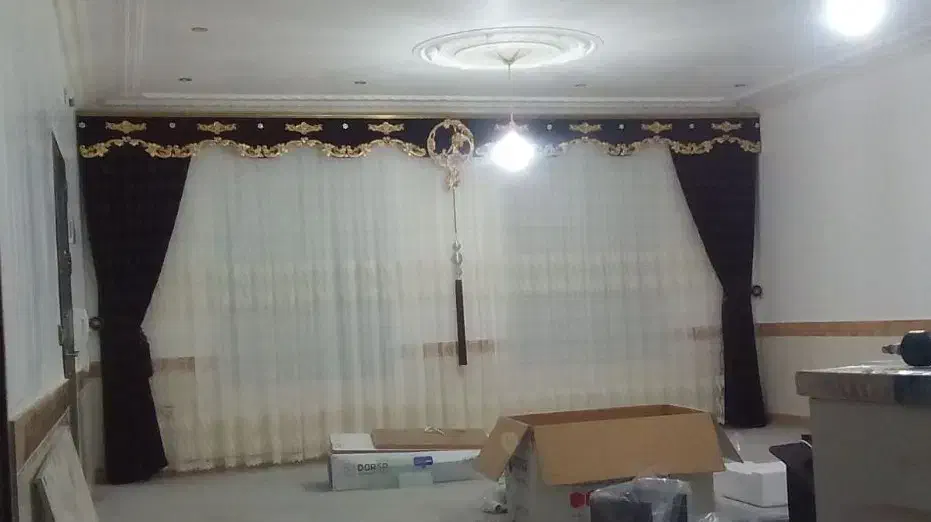 پرده با کتیبه زیر قیمت|پرده، رانر، رومیزی|باسمنج, |دیوار