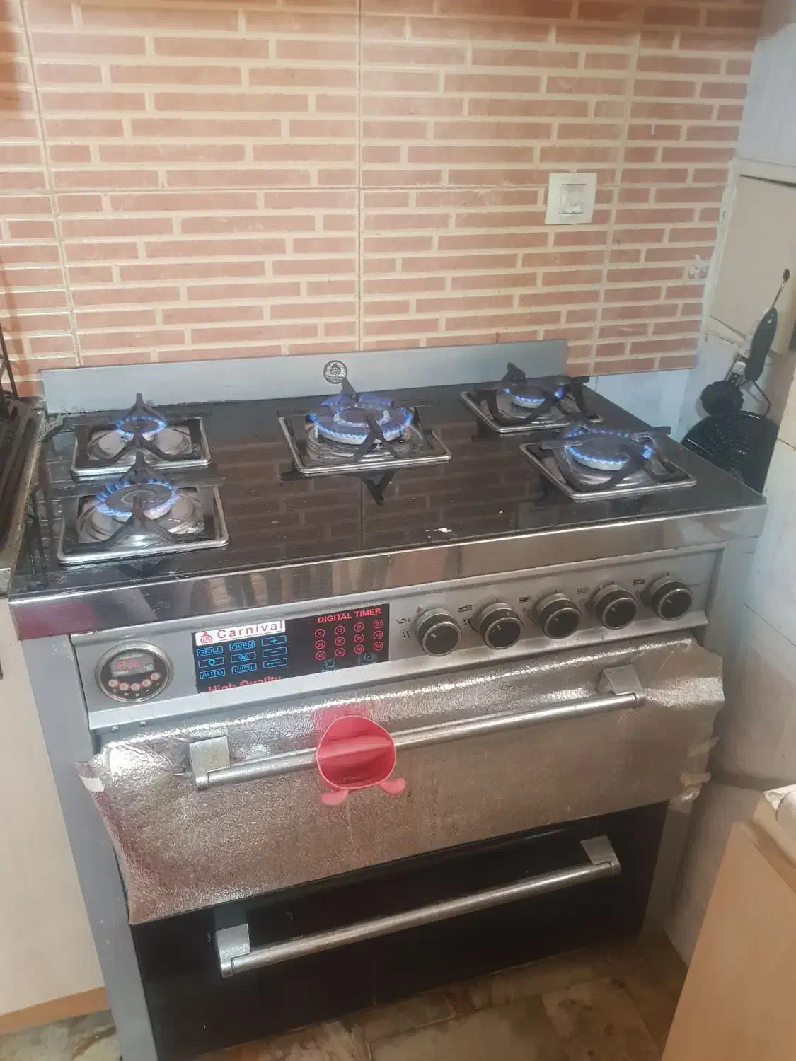 اجاق گاز ۵ شعله|اجاق گاز و لوازم برقی پخت‌وپز|تهران, سازمان آب|دیوار