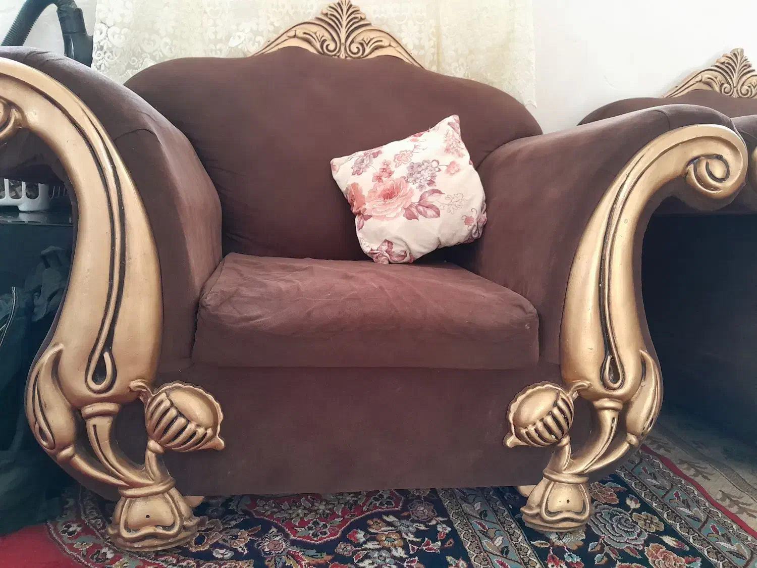 مبلمان هفت نفری کامل|مبلمان خانگی و میز عسلی|کمیجان, |دیوار