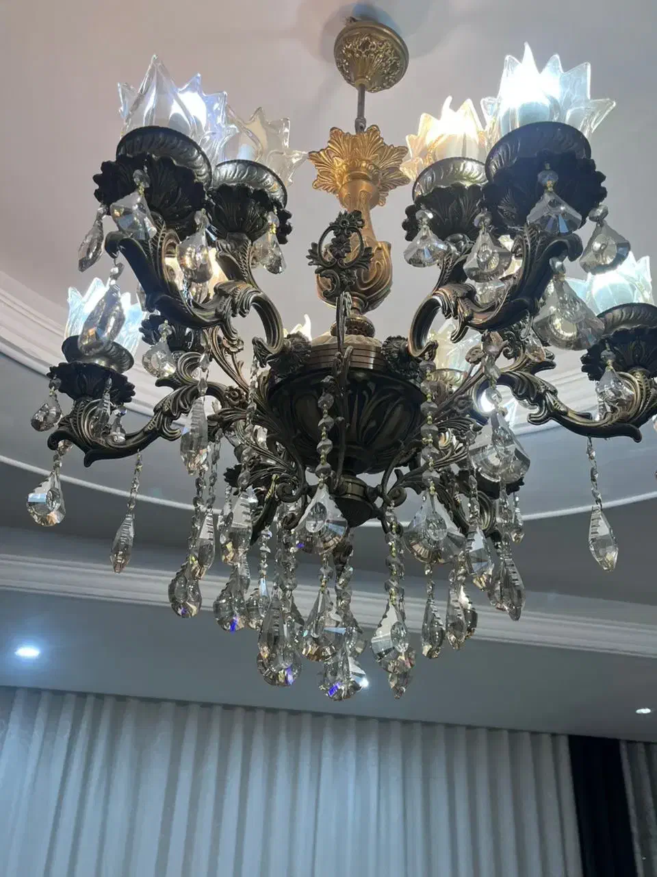 لوستر|لوستر و چراغ آویز|بهارستان, |دیوار