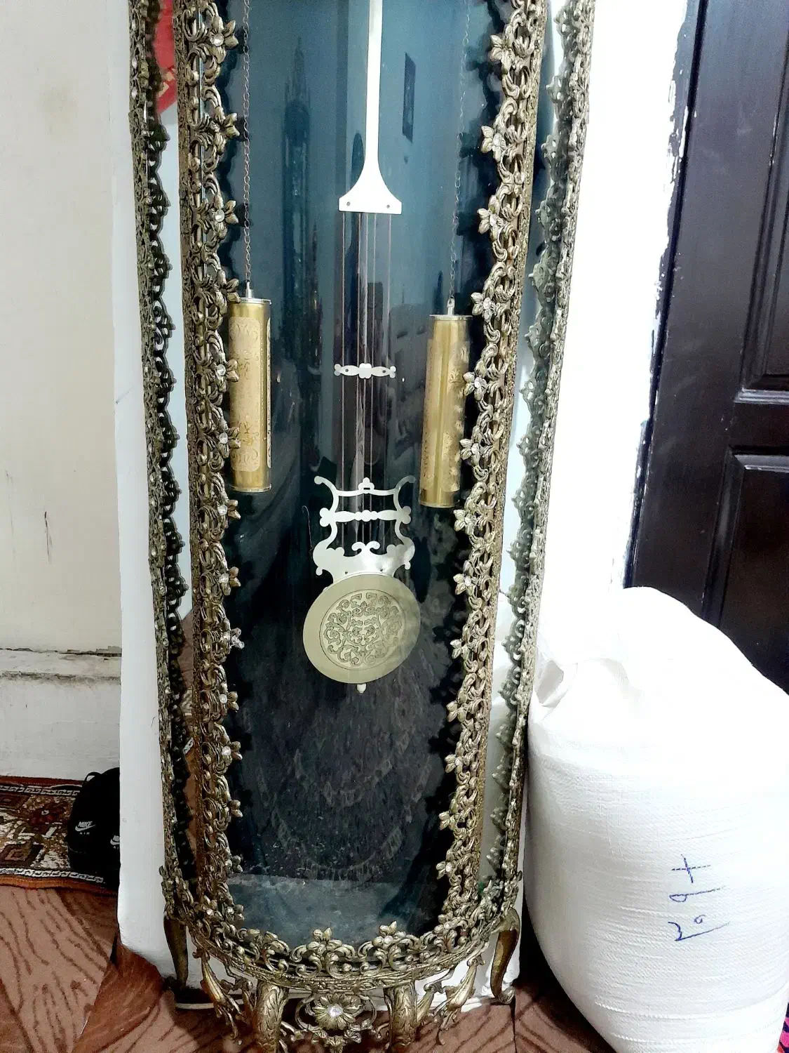 ساعت ایستاده تمام برنج|ساعت دیواری و تزئینی|قدس, شهر‌قدس|دیوار