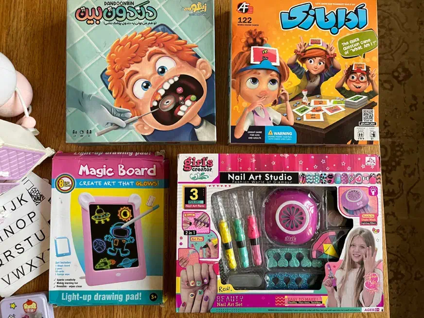 اسباب بازی بازی فکری تابلو نقاشی چراغ دار|اسباببازی|مشهد, شهید فرامرز عباسی|دیوار