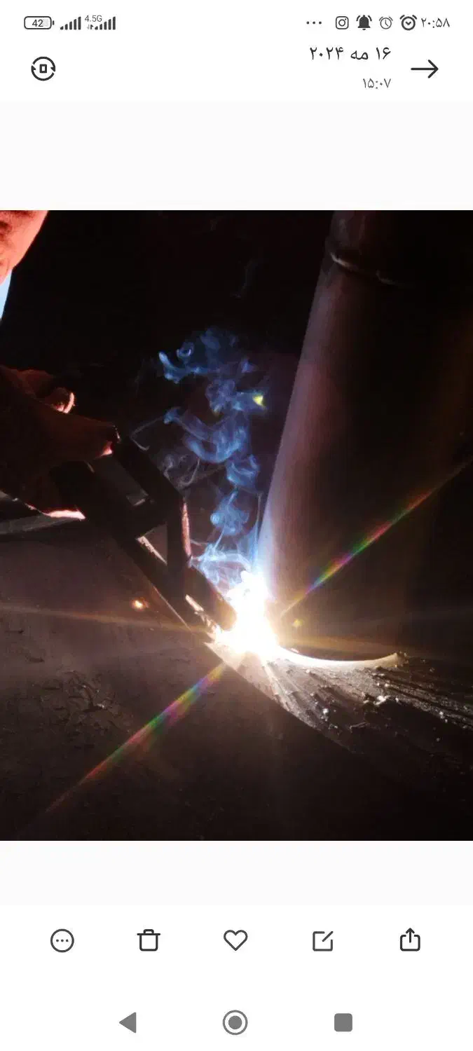 جوشکاری سیار سرتاسر اهواز سایبان حفاظ درب پنجره.|خدمات پیشه و مهارت|اهواز, گلستان|دیوار