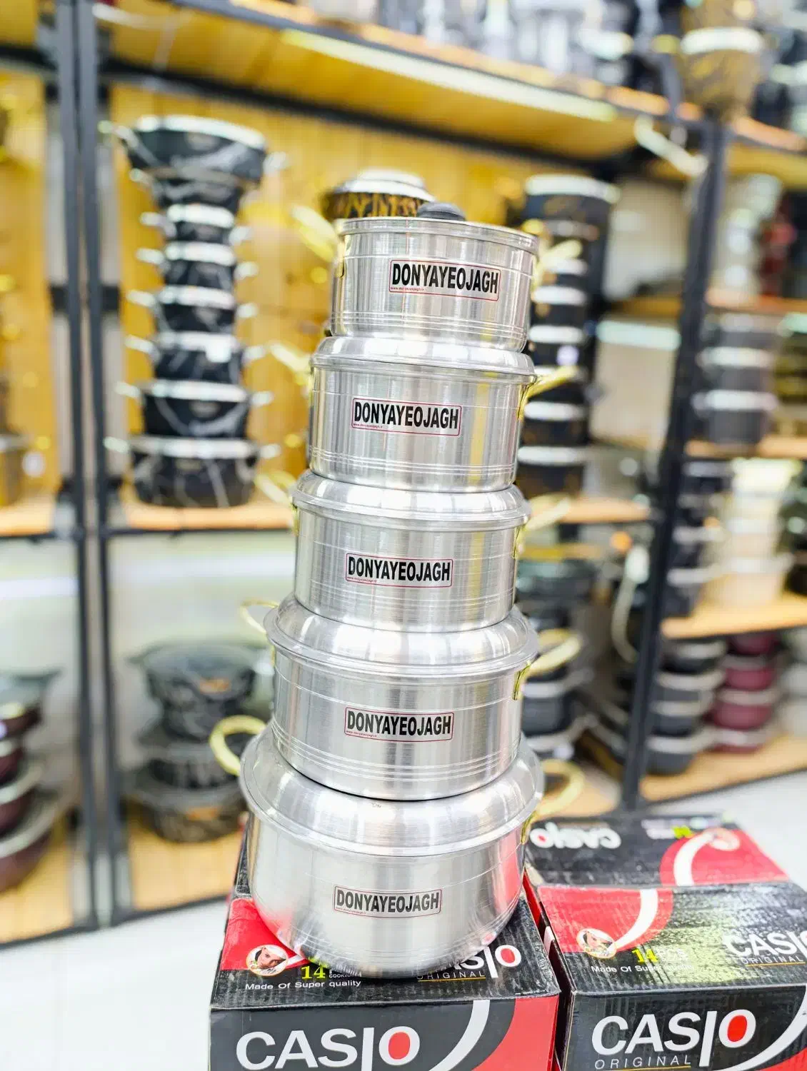 سرویس قابلمه 10 پارچه روحی اونم بصورت کیلوی|ظروف پخت‌وپز|قم, علی آباد سعدگان|دیوار