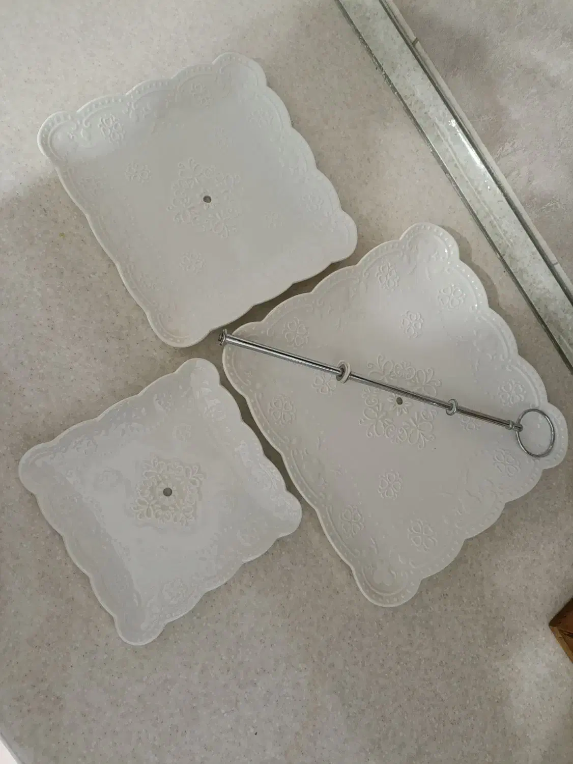 شیرینی خوری 3طبقه|ظروف سرو و پذیرایی|مشهد, هفت تیر (نه دره)|دیوار