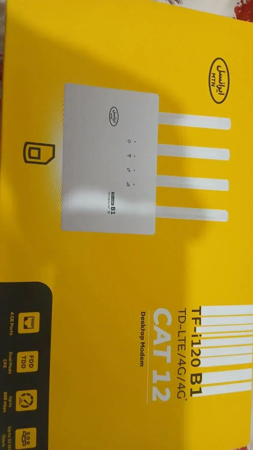 مودم TF.i120.b1 سیم کارتی ایرانسل|مودم و تجهیزات شبکه|مشهد, بهمن|دیوار