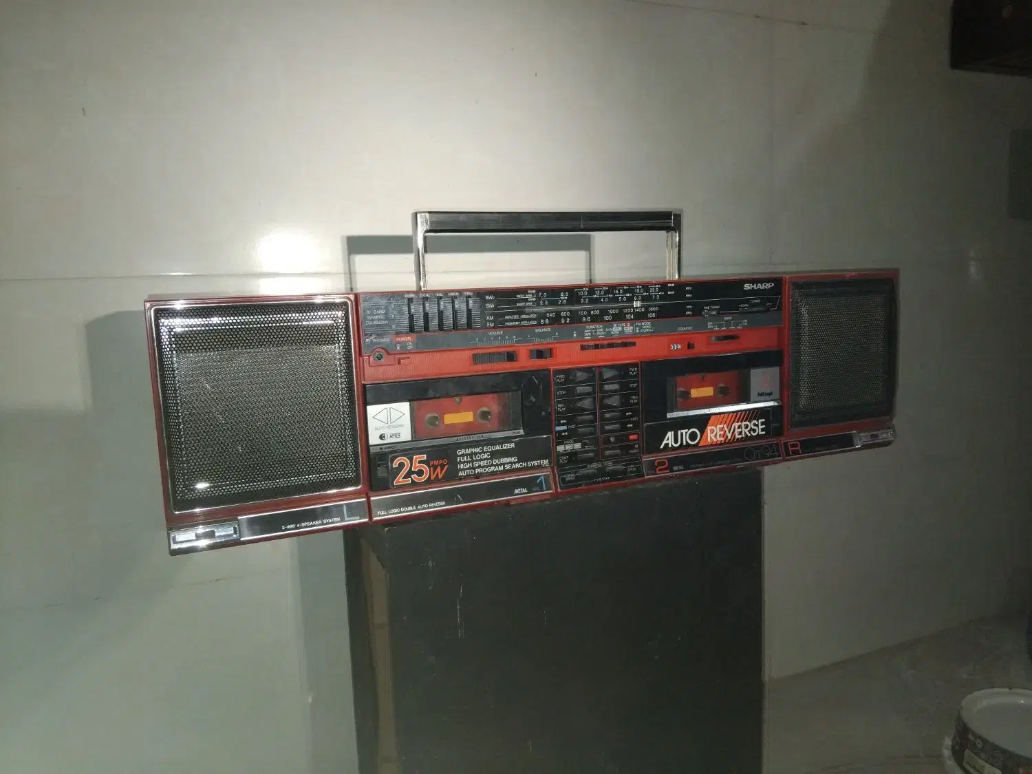 رادیو ضبط قدیمی|سیستم صوتی خانگی|رباط‌کریم, رباط‌کریم|دیوار