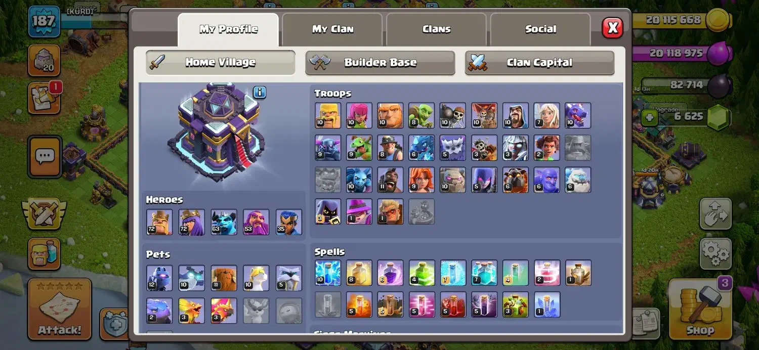 کلش آف کلنز فروش فوری|کنسول، بازی ویدئویی و آنلاین|سنندج, |دیوار