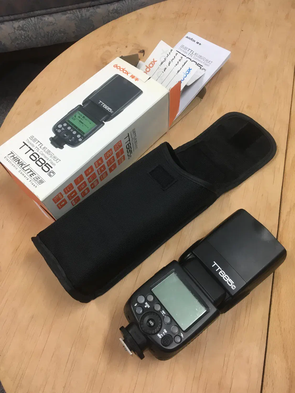 فلاش عکاسی Godox TT685c|دوربین عکاسی و فیلم‌برداری|اهواز, فاز ۲ پادادشهر|دیوار
