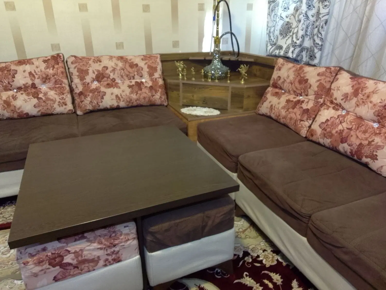 مبل راحتی ال 9نفره|مبلمان خانگی و میز عسلی|تهران, علایین|دیوار