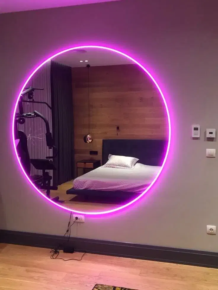 آینه های نئون و بک لایت|آینه|چهاردانگه (تهران), |دیوار