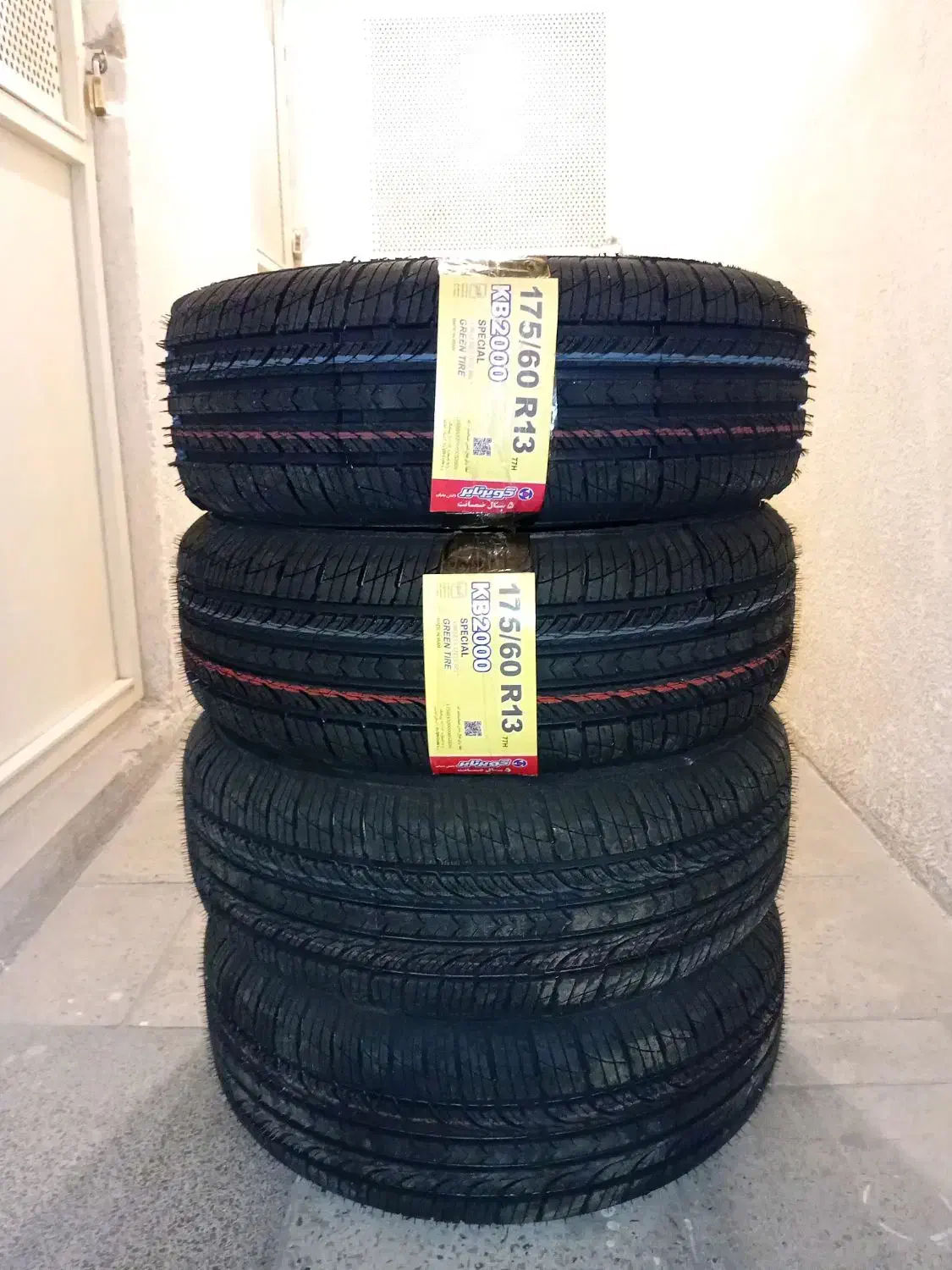 ۴حلقه لاستیک پهن نو پراید سایز 175/60R13 کویر تایر|قطعات یدکی و لوازم جانبی|تهران, قلهک|دیوار