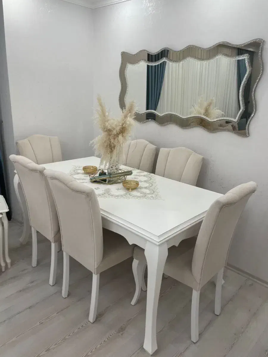 فروش میز ناهارخوری هشت نفره چوب عالی|میز و صندلی غذاخوری|گلبهار, شهر جدید گلبهار|دیوار