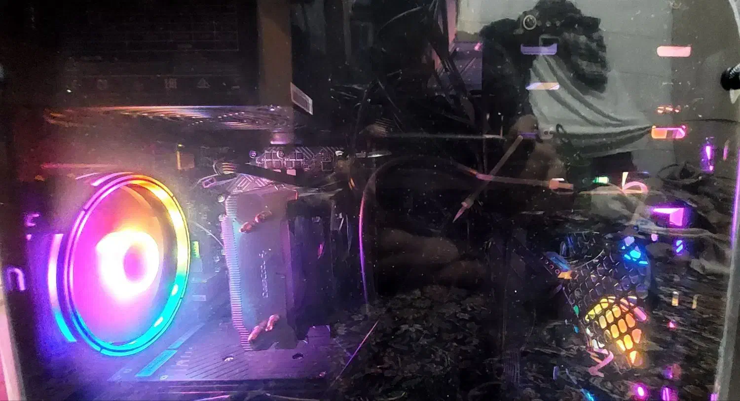 کیس گیمینگ rgb|رایانه رومیزی|کرمان, |دیوار