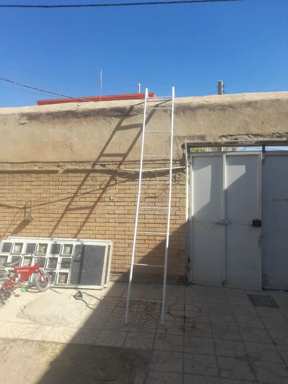 نردبان تاشو دوکاره درب چاه|ابزارآلات|همدان, |دیوار