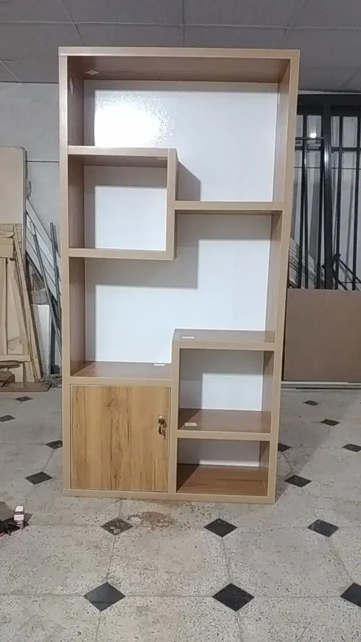 قفسه کتاب طرح جذاب|کتابخانه، شلف، قفسه‌های دیواری|همدان, |دیوار