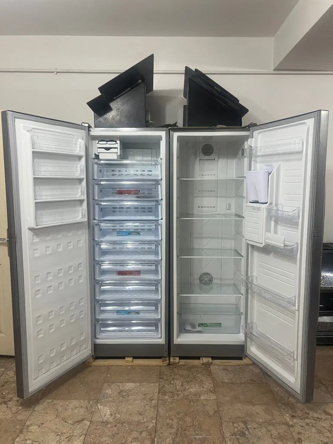 یخچال دوقلوی ۲۰ فوت نوفراست قیمت عمده|یخچال و فریزر|تبریز, |دیوار