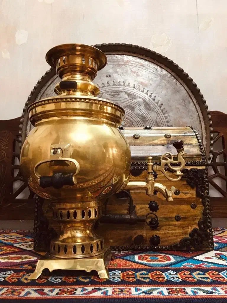 سماور زغالی برنجی|سماور، چای‌ساز، قهوه‌ساز|تهران, پرستار|دیوار