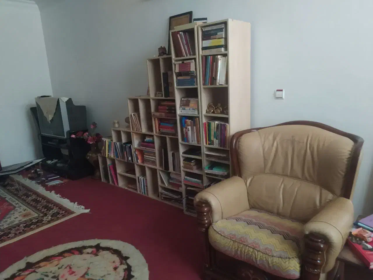 حراج مبل کمد ویترینی قفسه کتاب میزتحریر|کتابخانه، شلف، قفسه‌های دیواری|کرج, رجب‌آباد|دیوار