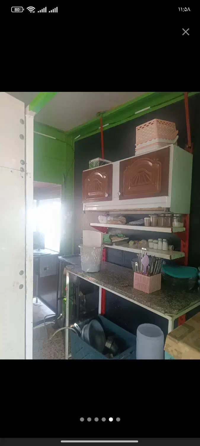 غرفه فست فود با تمام امکانات و وسایل برای واگذاری|فروش مغازه و غرفه|دیلم, |دیوار