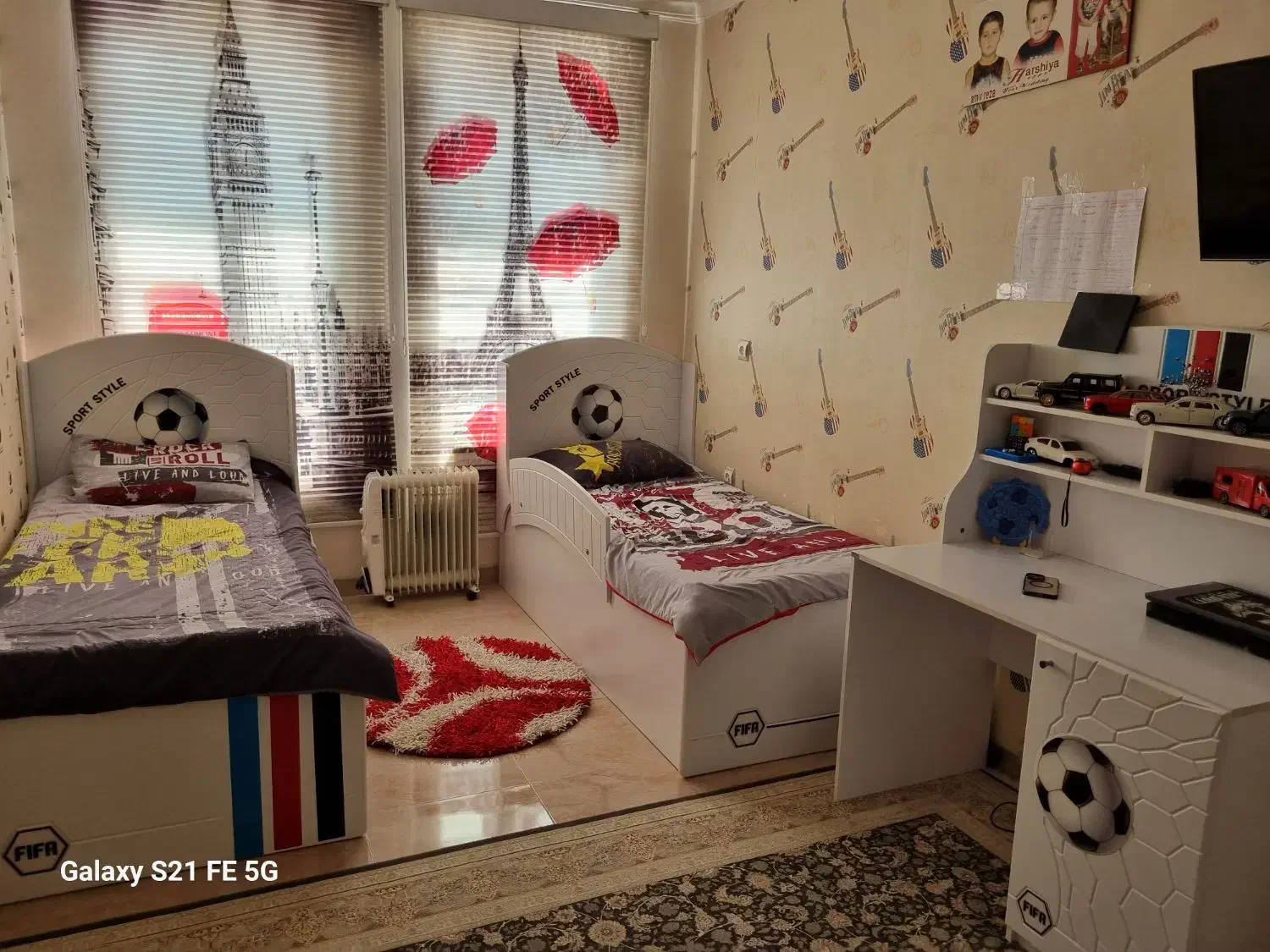 دو تخت یکنفره ومیز|تخت و سرویس خواب|ایلام, |دیوار