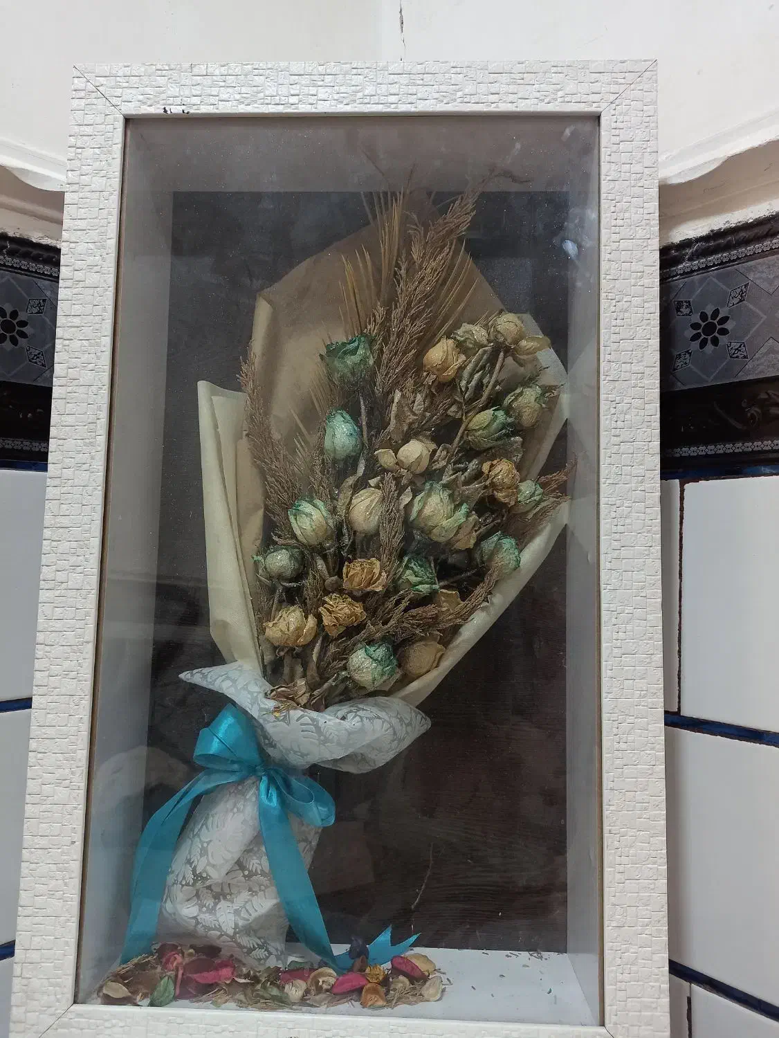 قاب گل خشک خوشگل|تابلو، نقاشی، عکس|سوق, |دیوار