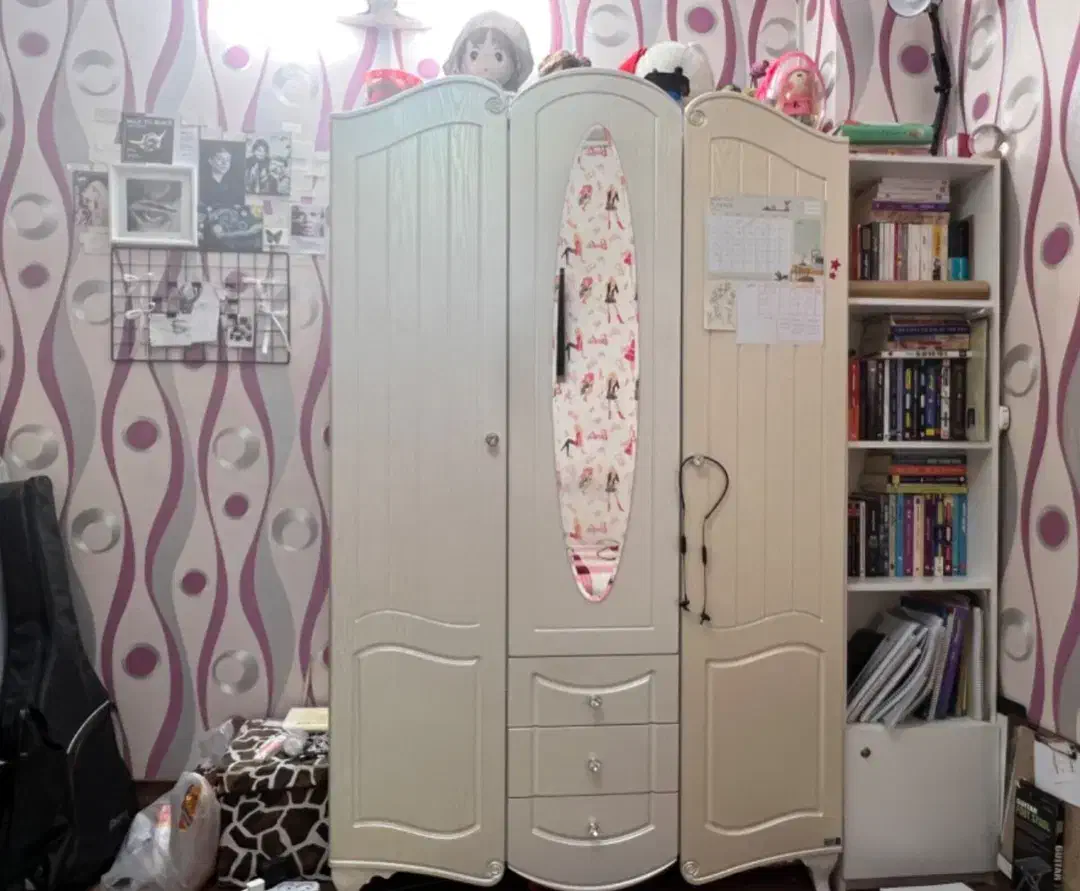 کمد و کتابخانه|کتابخانه، شلف، قفسه‌های دیواری|ری, دیلمان|دیوار