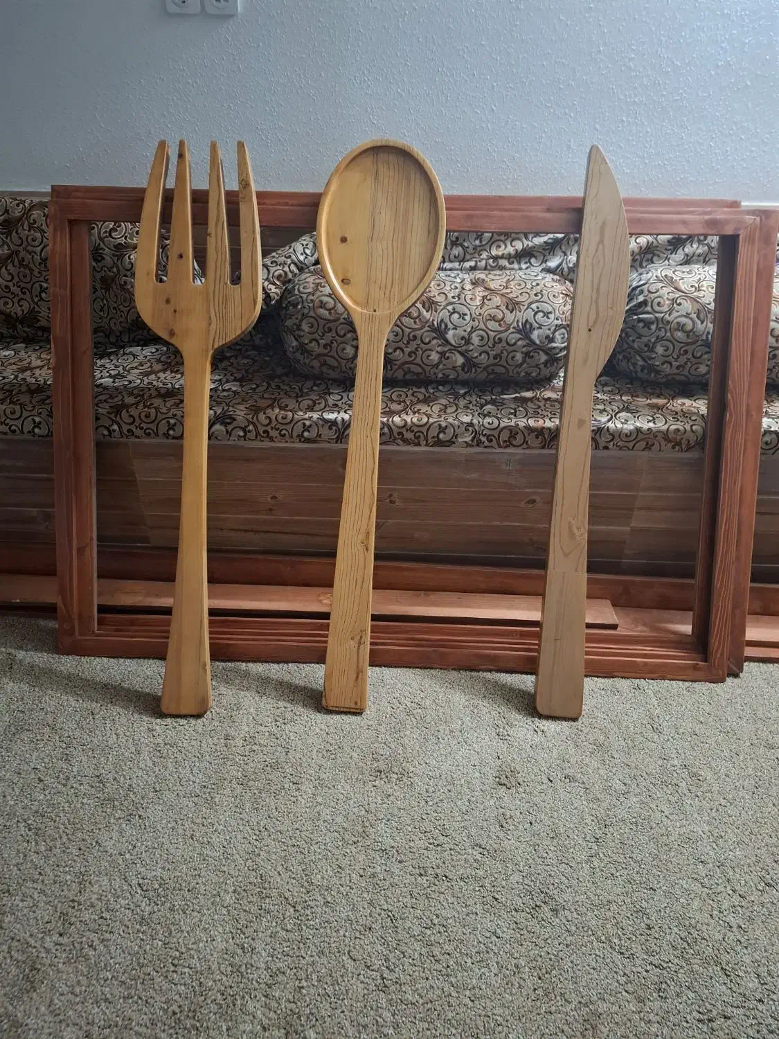 دکوری چوبی با تخته زیریش|صنایع دستی و سایر لوازم تزئینی|برازجان, |دیوار