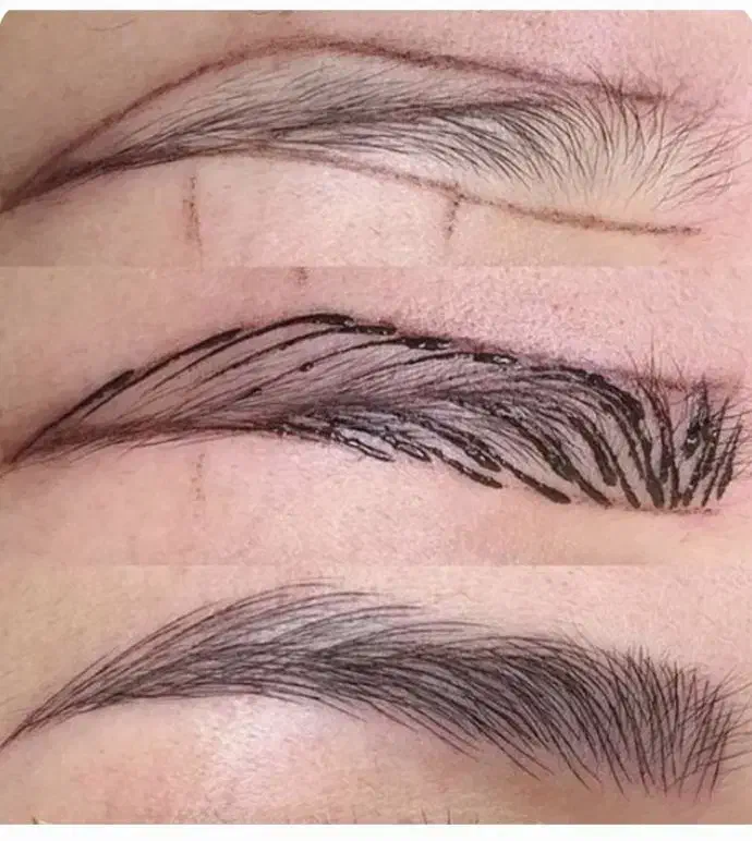 تتو ابرو.میکروبلیدینگ.شیدینگ لب.تتورژلب.خطچشم|خدمات آرایشگری و زیبایی|آبادان, |دیوار