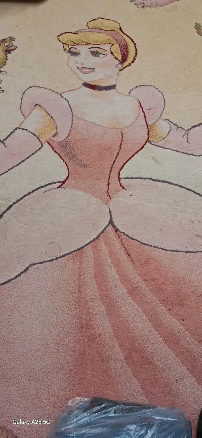 گلیم فرش کودکانه|گلیم، جاجیم، گبه|لنجان, |دیوار