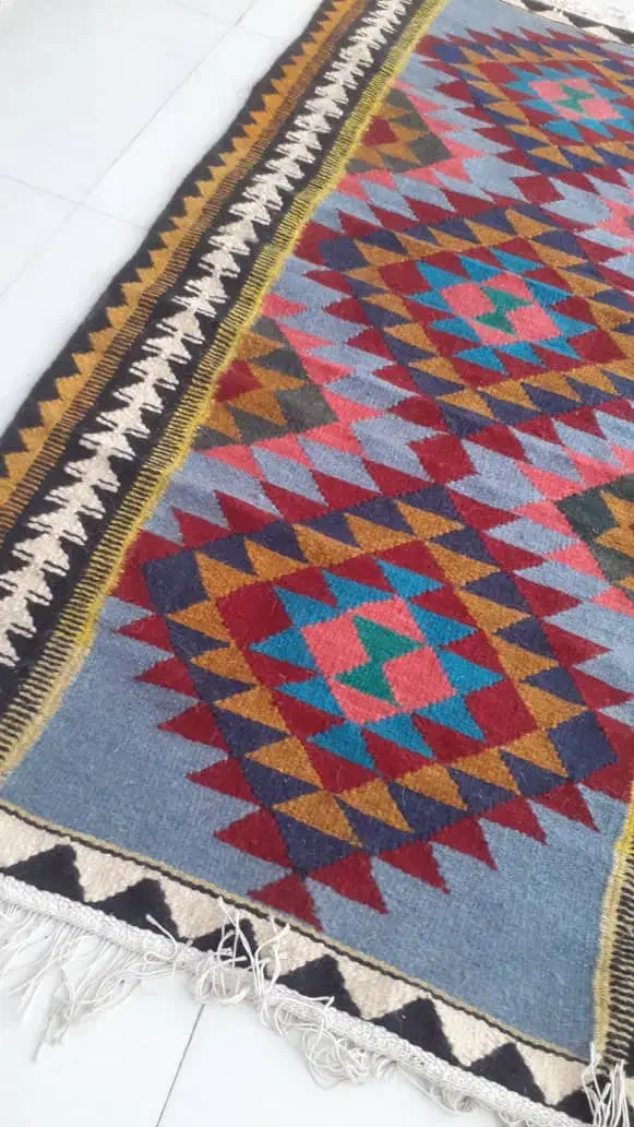 گلیم دستباف طرح گپ|فرش|یزد, |دیوار