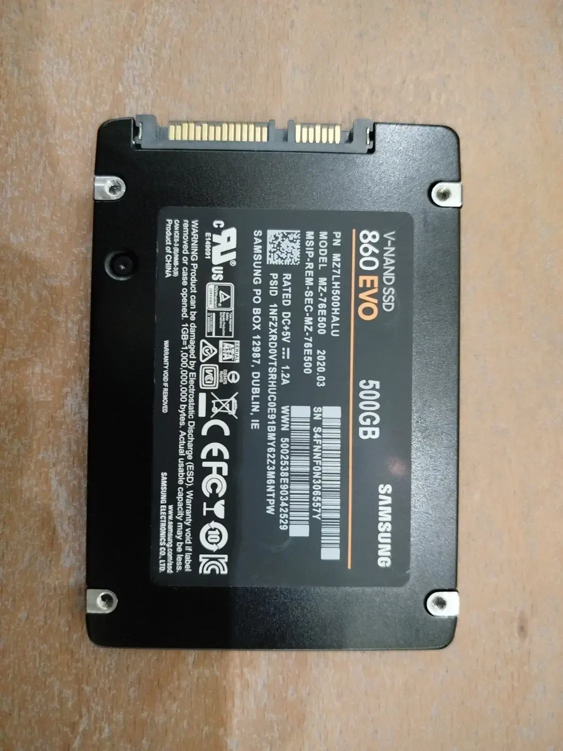 هارد 500 گیگ ssd sata evo 860|قطعات و لوازم جانبی رایانه|گلستان (تهران), |دیوار