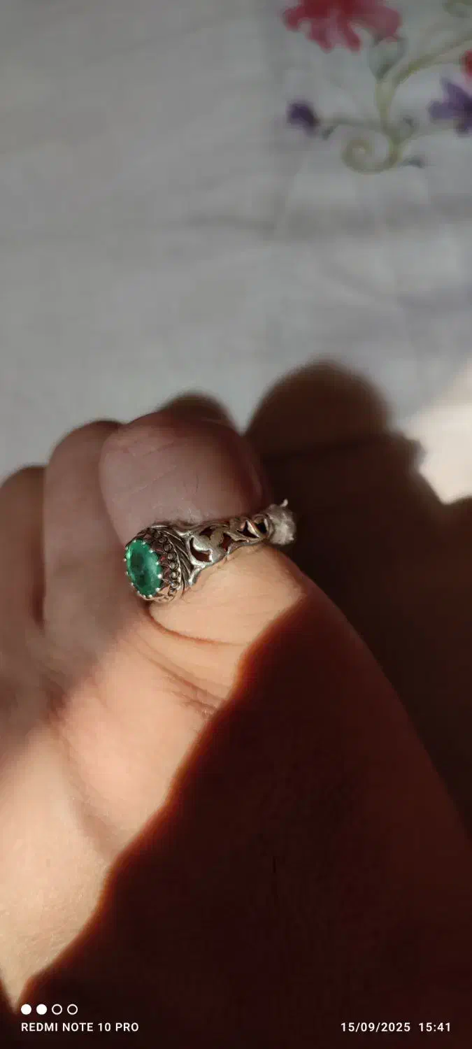 انگشترزمرد(اصل)|جواهرات|کرمانشاه, |دیوار