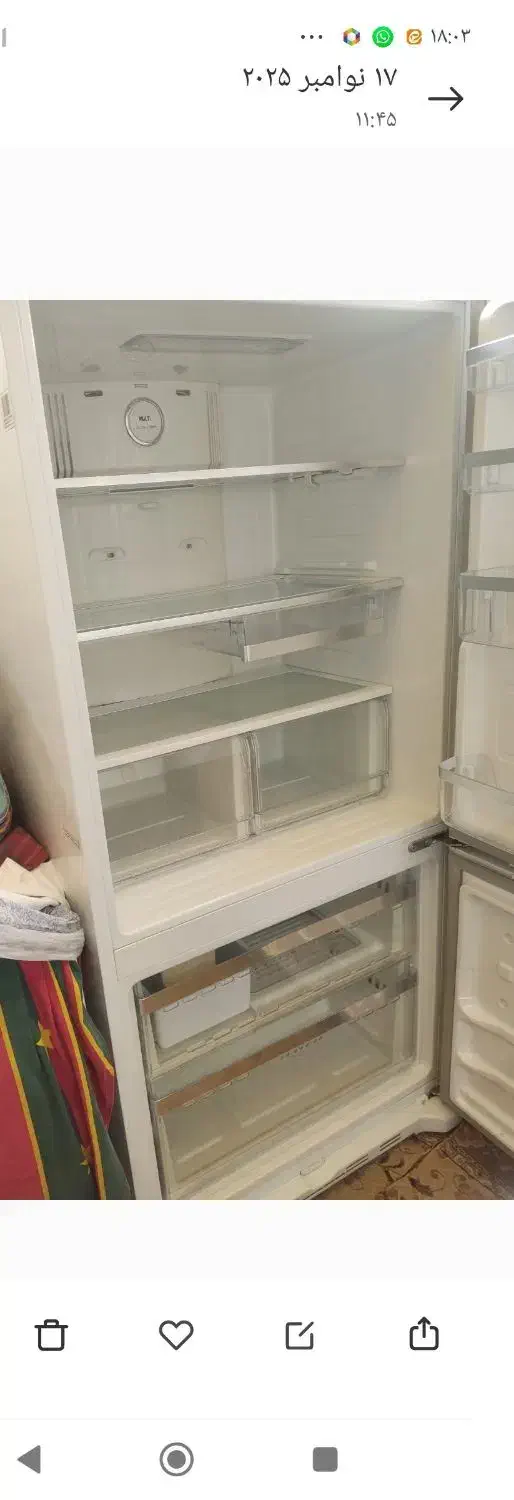 یخچال سایت دوطبقه یخساران تمام اتومات|یخچال و فریزر|قم, نخودی|دیوار