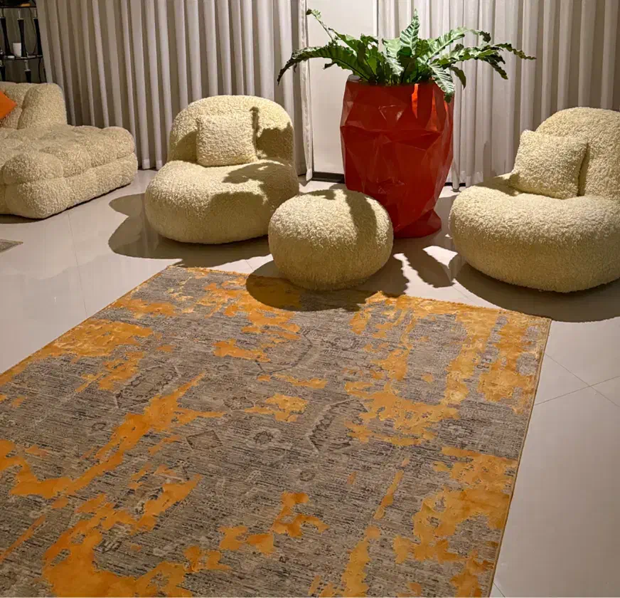 فرش ابریشم بهشتی یونیک فانتزی نخ پنبه ۶متری۳تخته|فرش|مشهد, شهید فرامرز عباسی|دیوار