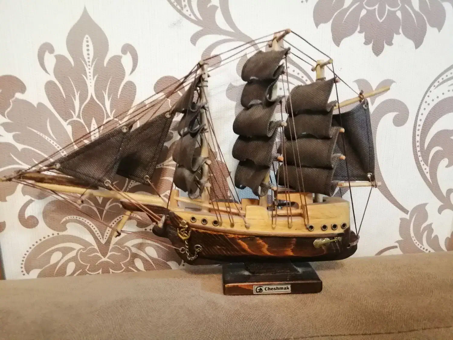 آینه با پایه، کشتی|صنایع دستی و سایر لوازم تزئینی|تهران, شهرک طالقانی|دیوار