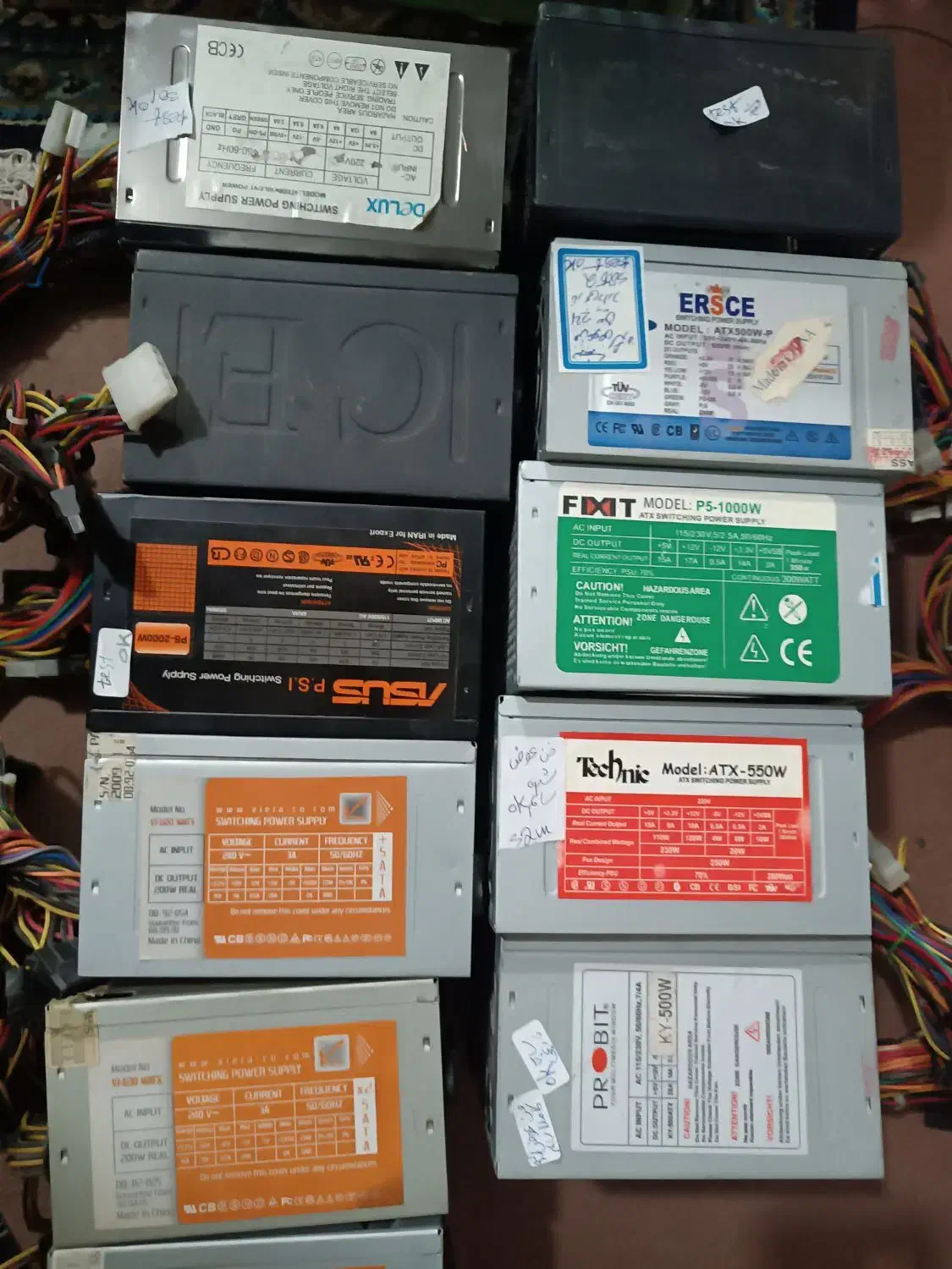 قاب کیس  آکبند و پاور کامپیوترو مادربرد h61|قطعات و لوازم جانبی رایانه|فردیس, انبار نفت|دیوار