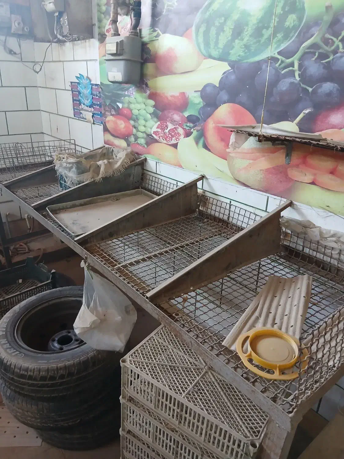 قفسه یا میز تره بار|فروشگاه و مغازه|کارون, |دیوار