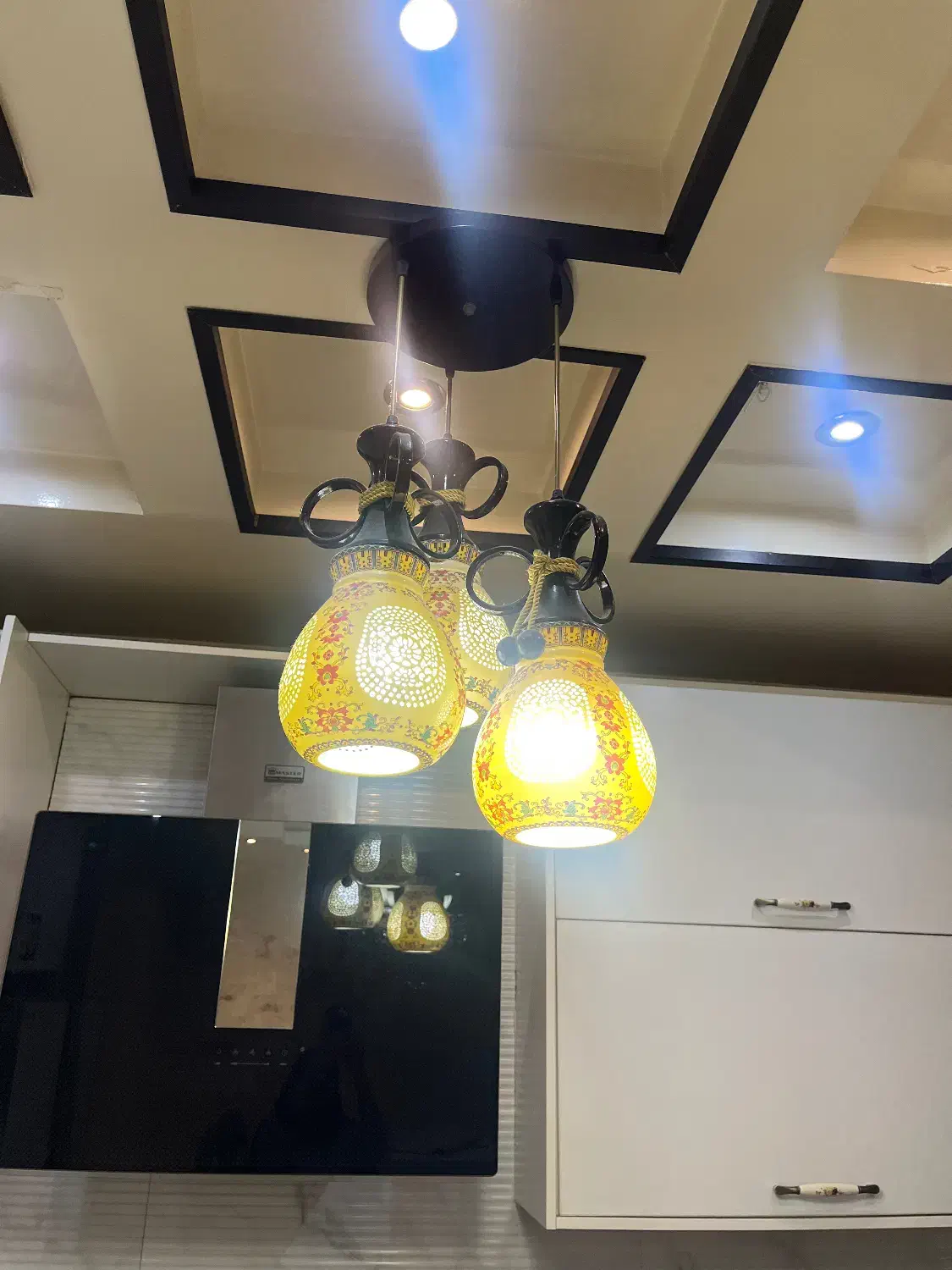 لوستر اشپزخانه|لوستر و چراغ آویز|کرج, باغستان|دیوار