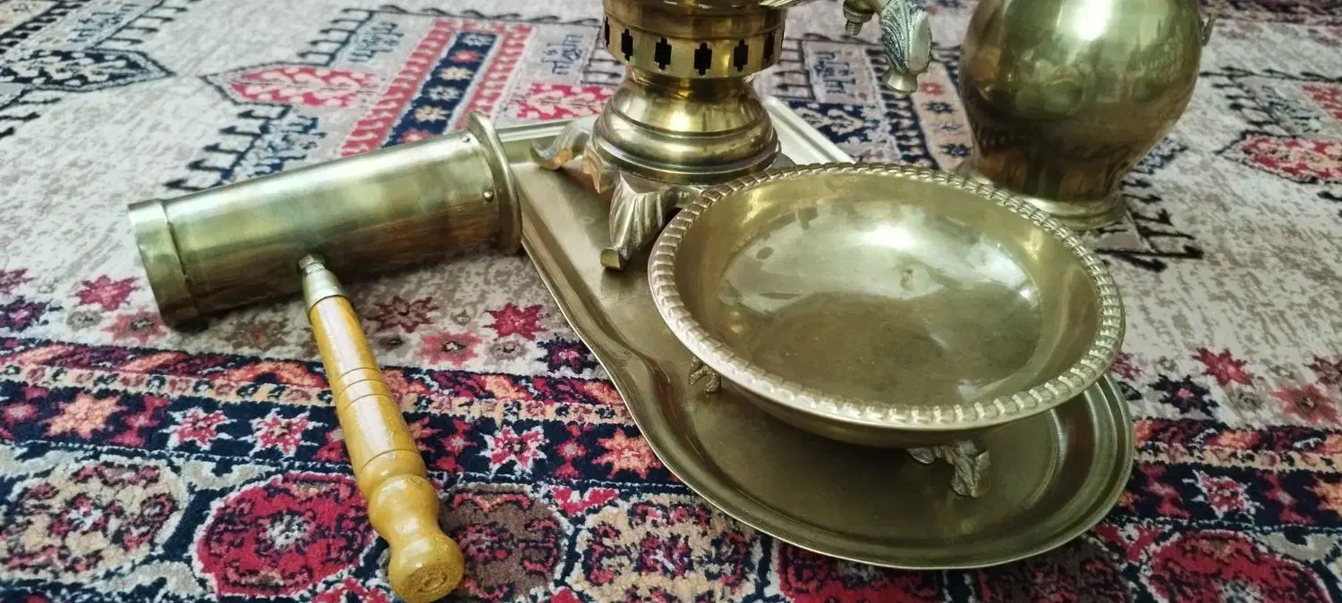 سماور زغالی|سماور، چای‌ساز، قهوه‌ساز|همدان, |دیوار